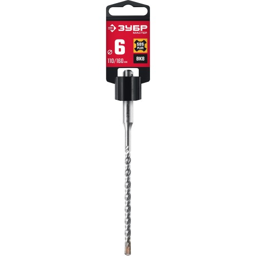 ЗУБР 6 x 160 мм, SDS-plus бур (29315-160-06) ЗУБР 6 x 160 мм, SDS-plus бур (29315-160-06)