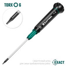 KRAFTOOL Precision TX6, отвертка для точных работ (25684-06)
