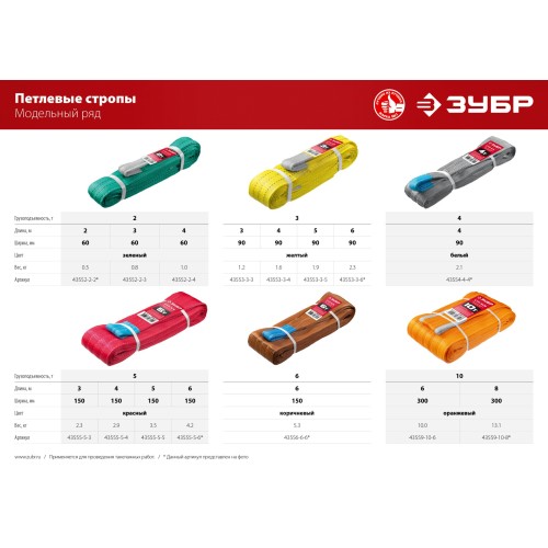 ЗУБР СТП-2/3, зеленый, г/п 2 т, длина 3 м, текстильный петлевой строп (43552-2-3) ЗУБР СТП-2/3, зеленый, г/п 2 т, длина 3 м, текстильный петлевой строп (43552-2-3)