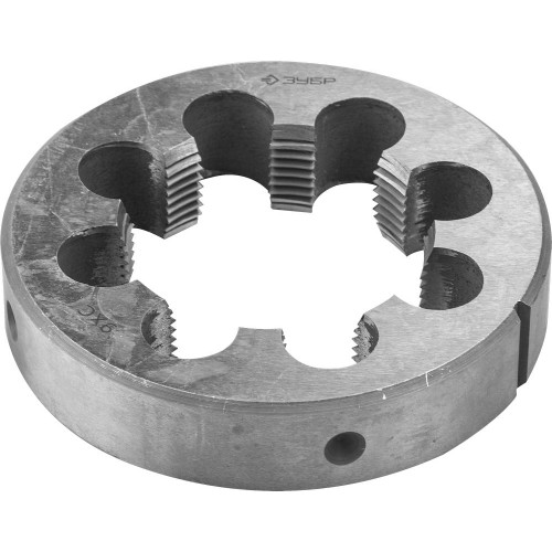 ЗУБР G 3/4″, сталь 9ХС, плашка круглая ручная (4-28032-3/4) ЗУБР G 3/4″, сталь 9ХС, плашка круглая ручная (4-28032-3/4)