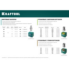 KRAFTOOL Nut-R, М4, уменьш. бортик, 1000 шт, резьбовые заклепки стальные с насечками (311708-04)