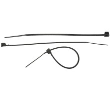 ЗУБР КС-Ч2, 2.5 x 150 мм, нейлон РА66, 50 шт, черные, кабельные стяжки, Профессионал (4-309037-25-150)