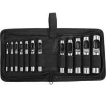 ЗУБР для кожи, 3 - 19 мм, 12 шт, набор пробойников (22949-H12)