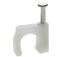 ЗУБР СД-К, 5 мм, 50 шт, круглая скоба-держатель с оцинкованным гвоздем, Профессионал (45111-05)