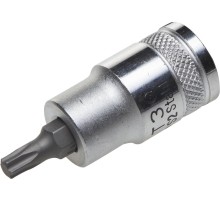 Торцовая бита-головка KRAFTOOL ″INDUSTRIE QUALITAT″, материал S2, TORX, сатинированная, 1/2″, Т30