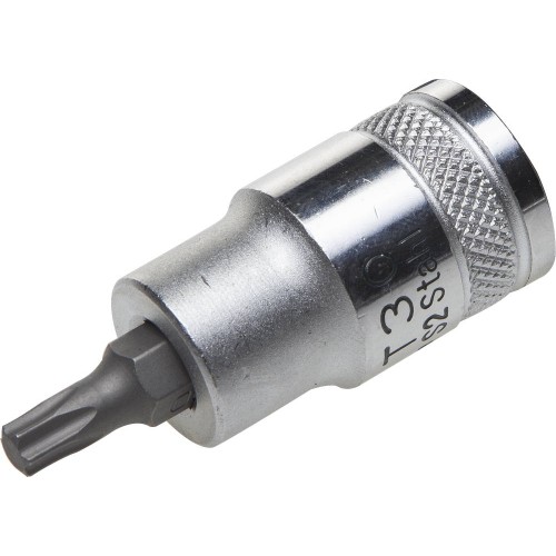 Торцовая бита-головка KRAFTOOL ″INDUSTRIE QUALITAT″, материал S2, TORX, сатинированная, 1/2″, Т30