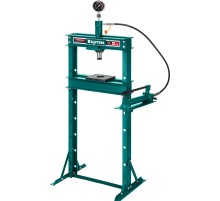 KRAFTOOL PMP-12, 12 т, гидравлический пресс с гидронасосом и манометром (43472-12)