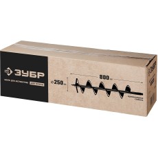 ЗУБР d 250 мм, грунт, шнек для мотобуров (7051-25)