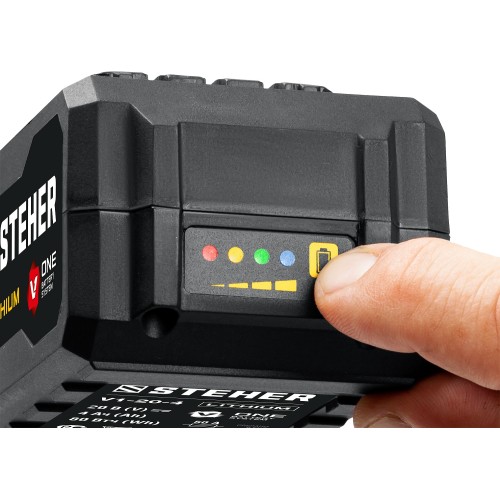 STEHER V1, 20 В, 4.0 А·ч, аккумуляторная батарея (V1-20-4)