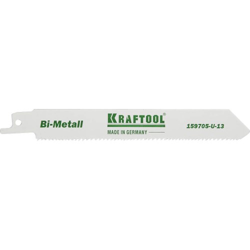 KRAFTOOL S922VF, по дереву и металлу, Bi-Met, шаг 1.8-2.5 мм, 130 мм, полотно для сабельной пилы (159705-U-13) KRAFTOOL S922VF, по дереву и металлу, Bi-Met, шаг 1.8-2.5 мм, 130 мм, полотно для сабельной пилы (159705-U-13)