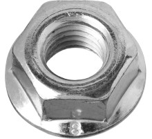 ЗУБР DIN 6923, кл. пр. 6, M8, цинк, 6 шт, гайка с фланцем (303636-08)