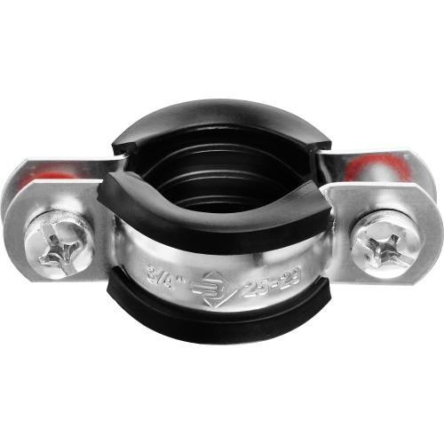 ЗУБР 3/4″, цинк, 9 шт, трубный хомут с гайкой (37850-25-29) ЗУБР 3/4″, цинк, 9 шт, трубный хомут с гайкой (37850-25-29)