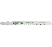 KRAFTOOL T144DF, EU-хвост., по дереву Bi-Met, шаг 4 мм, 75 мм, 2 шт, полотна для лобзика (159520-4)
