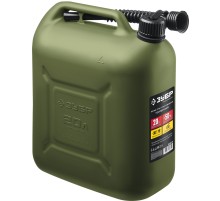 ЗУБР 20 л, пластиковая усиленная канистра, Профессионал (38365-20)