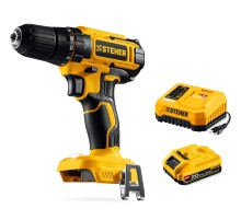 STEHER 20 В, 40 Н·м, 1 АКБ LMS (2 А·ч), дрель-шуруповерт (CD-40-21)