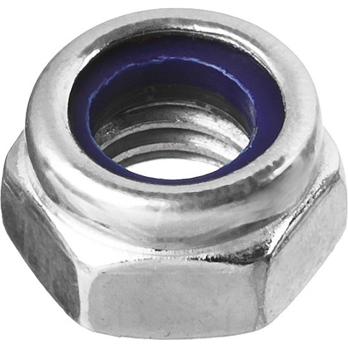 ЗУБР DIN 985, кл. пр. 6, M16, цинк, 5 кг, самостопорящаяся гайка с нейлоновым кольцом (303580-16) ЗУБР DIN 985, кл. пр. 6, M16, цинк, 5 кг, самостопорящаяся гайка с нейлоновым кольцом (303580-16)