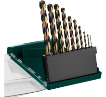KRAFTOOL COBALT-8, 10 шт, (1-10 мм), сталь М42, HSS-Co(8%), набор сверл по металлу (29656-H10)