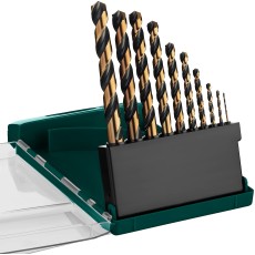 KRAFTOOL COBALT-8, 10 шт, (1-10 мм), сталь М42, HSS-Co(8%), набор сверл по металлу (29656-H10)