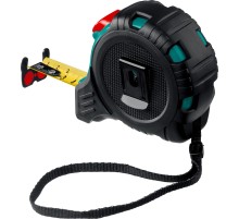 KRAFTOOL AutoStop, 8 м х 25 мм, профессиональная рулетка с автостопом (3412-8-25)