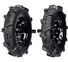 STEHER 4.00-10, 2 шт., пневматические колеса с осями для мотоблоков (777106-1)