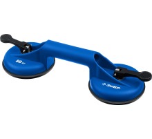 ЗУБР ABS, 80 кг, двойной подъемник на присоске, Профессионал (3372-2)