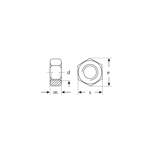 ЗУБР ГОСТ ISO 4032-2014, кл. пр. 6, M10, цинк, 5 кг, шестигранная гайка (303550-10) ЗУБР ГОСТ ISO 4032-2014, кл. пр. 6, M10, цинк, 5 кг, шестигранная гайка (303550-10)