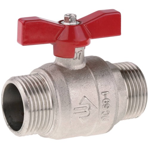 ЗУБР d 3/4″, ″папа-папа″, шаровой кран (51355-N-3/4) ЗУБР d 3/4″, ″папа-папа″, шаровой кран (51355-N-3/4)