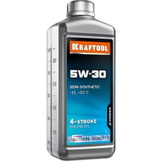 KRAFTOOL 5W-30, 1 л, зимнее полусинтетическое масло для 4-тактных двигателей (41514-1)