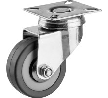 ЗУБР d 50 мм, г/п 35 кг, резина/полипропилен, поворотное колесо (30956-50-S)