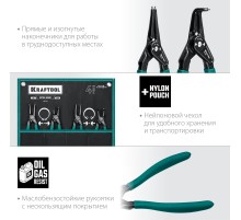 KRAFTOOL 4 шт, 180 мм, съемник стопорных колец (22812-H4)