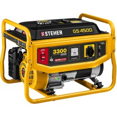 STEHER 3300 Вт, бензиновый генератор (GS-4500)