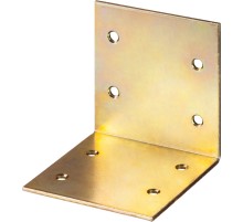 ЗУБР УМШ-2.0, 60 x 60 x 60 x 2 мм, желтый цинк, широкий мебельный уголок (31033-60)