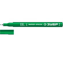 ЗУБР МК-80 зеленый, 0.8 мм маркер-краска (06324-4)
