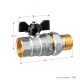 ЗУБР d 3/4″, ручка ″бабочка″, ″мама-папа″, полнопроходной шаровой кран с накидной гайкой (51321-3/4)