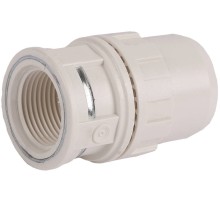 ЗУБР ШиреФит, штуцер с гайкой 26 мм - 3/4″, муфта (51462-26-3/4)
