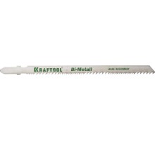 KRAFTOOL T345XF, EU-хвост., по дереву Bi-Met, шаг 1.8-2.5 мм, 110 мм, 2 шт, полотна для лобзика (159505-U)