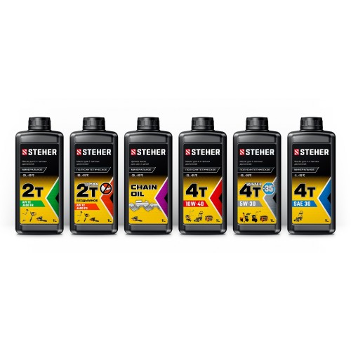 STEHER 1 л, цепное минеральное масло для бензо и электропил (76020-1)