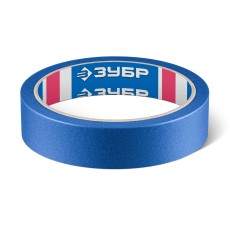 ЗУБР №100 24 мм х 25 м, для гладких и слегка шероховатых поверхностей, малярная лента, Профессионал (12141-24)