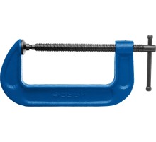 ЗУБР ПСС-150, 150 мм, чугунная струбцина тип С (G-образная), Профессионал (32245-150)