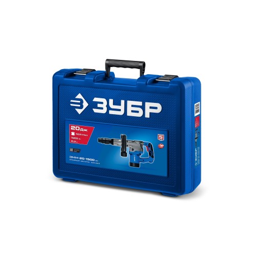 ЗУБР 20 Дж, 1500 Вт, АВТ, отбойный молоток SDS-Max, Профессионал (ЗММ-20-1500 ВК) ЗУБР 20 Дж, 1500 Вт, АВТ, отбойный молоток SDS-Max, Профессионал (ЗММ-20-1500 ВК)