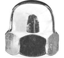 ЗУБР DIN 1587, M12, цинк, 2 шт, колпачковая гайка (4-303686-12)