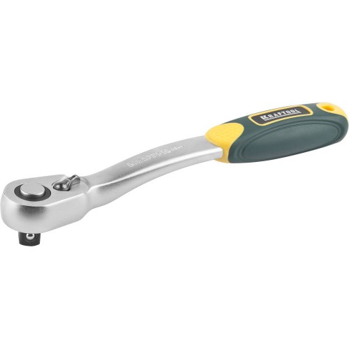 KRAFTOOL 1/2″, 72 зубца, изогнутая трещотка для торцовых головок, Pro (27795-1/2) KRAFTOOL 1/2″, 72 зубца, изогнутая трещотка для торцовых головок, Pro (27795-1/2)