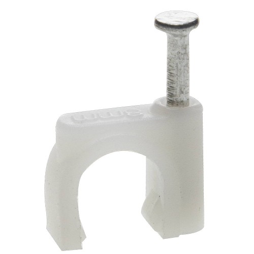 ЗУБР СД-К, 5 мм, 50 шт, круглая скоба-держатель с оцинкованным гвоздем, Профессионал (45111-05)