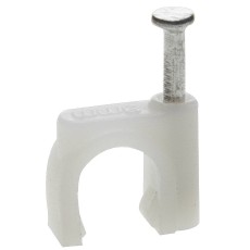 ЗУБР СД-К, 7 мм, 50 шт, круглая скоба-держатель с оцинкованным гвоздем, Профессионал (45111-07)