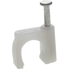 ЗУБР СД-К, 8 мм, 50 шт, круглая скоба-держатель с оцинкованным гвоздем, Профессионал (45111-08)