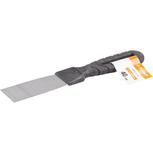 ЗУБР 40 мм, пластиковая ручка, стальной шпатель (10052-04)