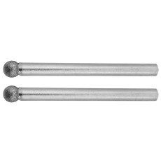 ЗУБР 2 шт, 4.0 x 3.2 x 38 мм, набор алмазных мини-шарошек (35922)