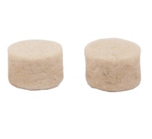 ЗУБР 2 шт, 12 x 8 мм, круг фетровый (35935)