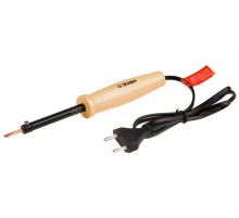 ЗУБР 40 Вт, клин, электропаяльник с деревянной рукояткой (55405-40)