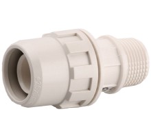 ЗУБР ШиреФит, штуцер с гайкой 26 мм - 3/4″, муфта (51461-26-3/4)